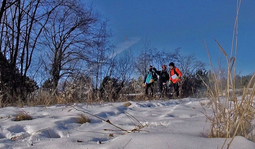 I see it, over there, a check point