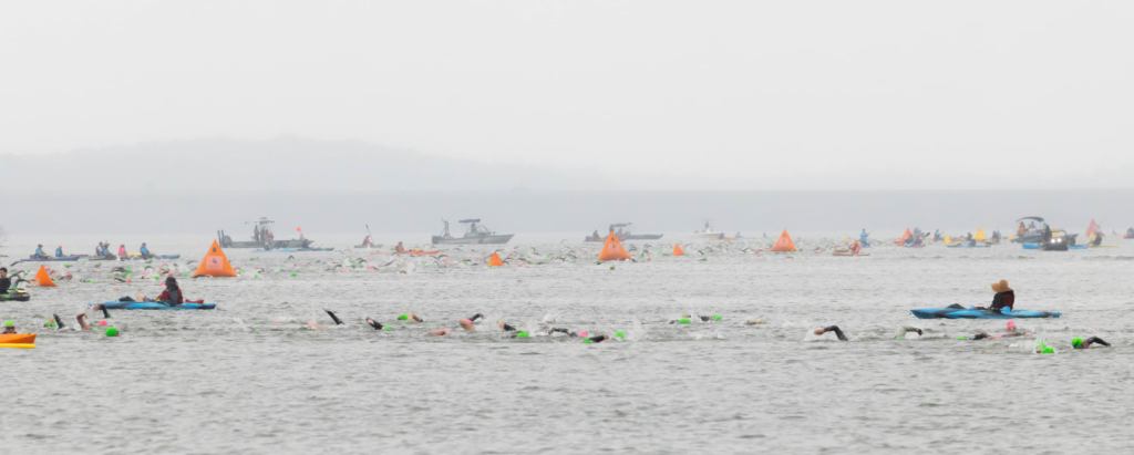Ironman Tulsa 2021 Swim at Keystone Lake
