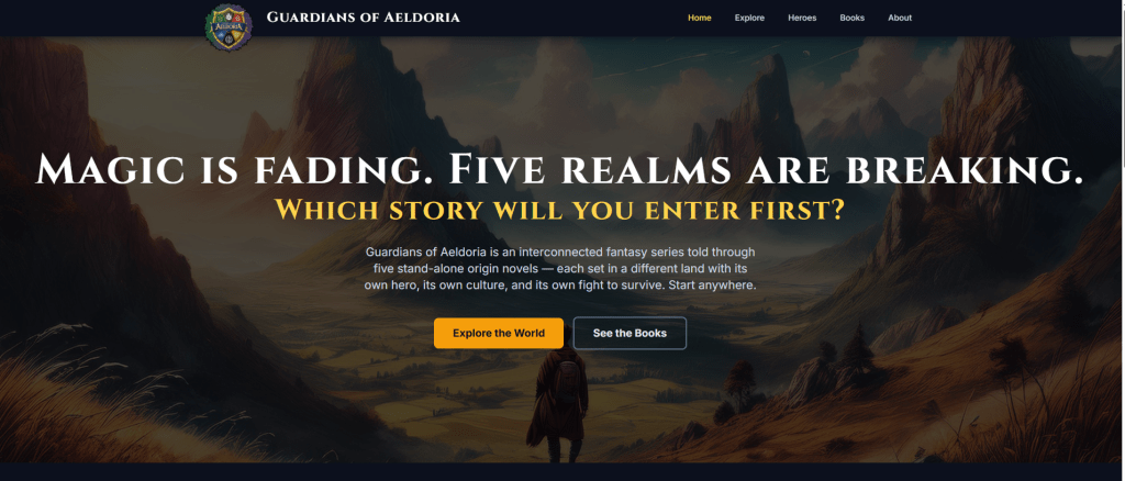 Guardians of Aeldoria book series.